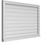 Ekena Millwork Vertical Surface Mount PVC Gable Vent: Functional, w/ 2"W x 2"P Brickmould Sill Frame, 42"W x 28"H GVPVE42X2803SF - alternate 3